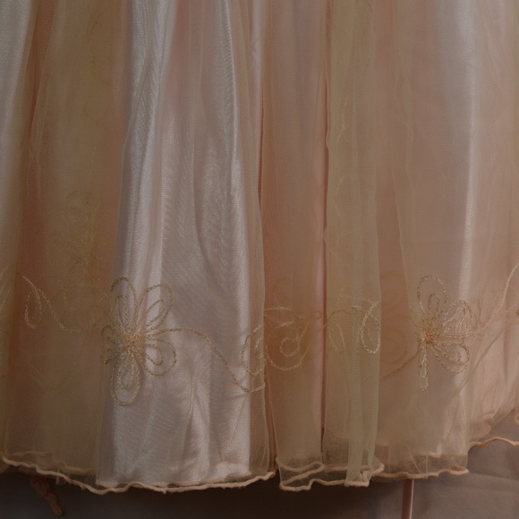 Thy Thy Peach Dress SZ 6 - Picture 5 of 10